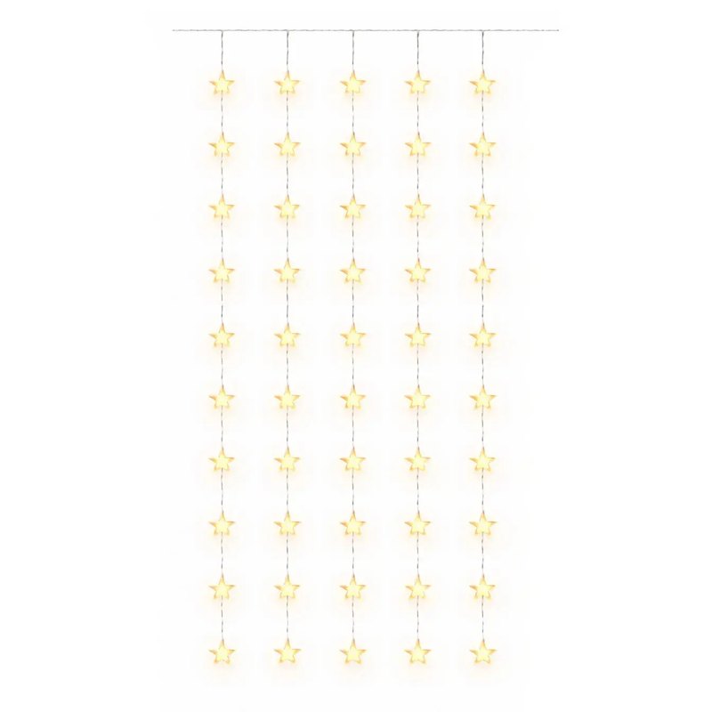LED svetlobne zvezde za okno, 100 × 200 cm